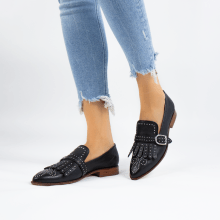 Loafers Jessy 26 Pavia Black Lining Rich Tan