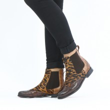 Ankle boots Selina 29 Turtle Mid Brown Hairon Bans