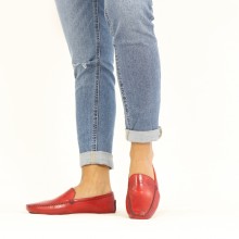 Loafers Home Donna Imola Rio Red Socks Sherling
