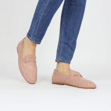 Loafers Aviana 1 Woven Lavanda Trim Gold