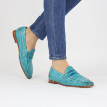 Turquoise loafers ladies