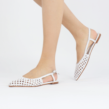Sandals Alexa 27 Open Weave White
