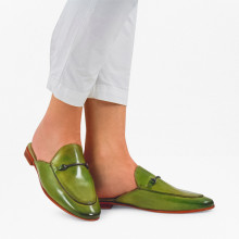 Mules Scarlett 4 Crust Mid Green LS Natural