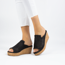 Mules Hanna 57 Mignon Sheep Black Cork