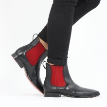 Ankle boots Emma 8 Imola Black Elastic Ribbed