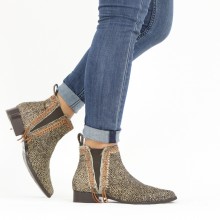 Ankle boots Marlin 10 Hairon Halftone Mogano Vacchetta Tan