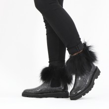 Ankle boots Sally 114 Crock London Fog Collar Fur