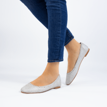 Ballet Pumps Kate 5 Woven Ice
