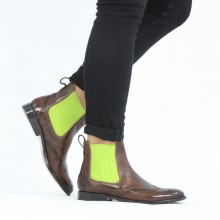 Ankle boots Amelie 5 Imola Mink Elastic Light Green