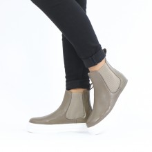 Ankle boots Fay 1 Nappa Glove Taupe Loops