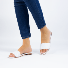 Mules Hanna 26 Woven White LS