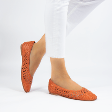 Ballet Pumps Melly 1 Weave Orange