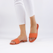 Mules Hanna 26 Woven Light Orange