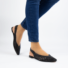 Ballet Pumps Alexa 13 Cherso Woven Black
