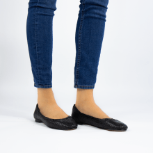 Ballet Pumps Kate 5 Black Woven