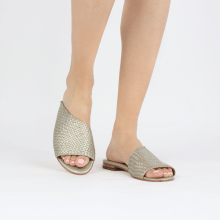 Mules Hanna 40 Woven Goat Ash
