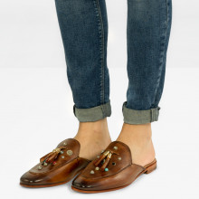 Mules Scarlett 2 Milano Tan Rivets