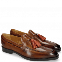 Loafers Leonardo 1 Wood Tassel Winter Orange