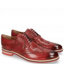 Derby shoes Clint 19 Perfo Ruby Lining Rich Tan