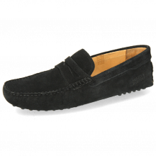 Loafers Nelson 2 Suede Pattini Black