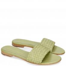 Mules Hanna 26 Woven Pistachio
