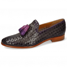 Loafers Brad 10 Woven Grigio Shade Purple Flame
