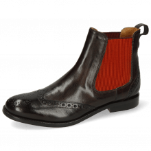 Ankle boots Amelie 5 Imola Espresso Elastic Orange Wine