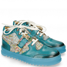 Sneakers Maxima 5 Turquoise Textile Blush Sky Tongue