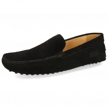 Loafers Nelson 1 Suede Pattini Black Dots