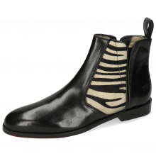 Ankle boots Susan 34 Black Hairon Zebra