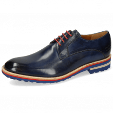 Derby shoes Eddy 8 Navy Laces Red