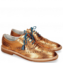 Oxford shoes Monica 4 Glitter Orange