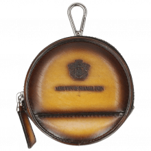 Purse & Wallet Penny Vegas Yellow Shade Dark Brown