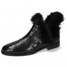 Ankle boots Susan 92 Crock Fake Fur Black