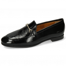 Loafers Scarlett 22 Soft Patent Black Trim Gold