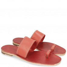 Mules Elodie 19 Salerno Red Rivets