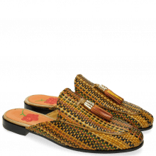 Mules Scarlett 2 Woven Harrisburg Mineral