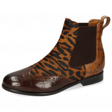 Ankle boots Selina 29 Turtle Mid Brown Hairon Bans