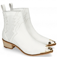 Ankle boots May 1 Nappa White Toe Cap
