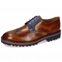 Derby shoes Matthew 33 Wood Electric Blue