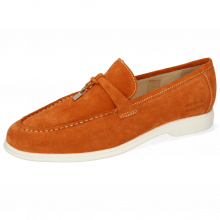 Loafers Earl 3 Suede Pattini Orange