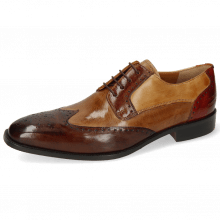 Derby shoes Jeff 14 Imola Dark Chocolate Tortora Wood Sand Brandy