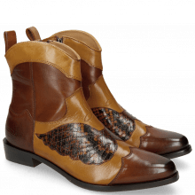 Ankle boots Marlin 37 Mid Brown Sand Python Brown