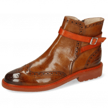Ankle boots Selina 25 Imola Wood Strap Orange
