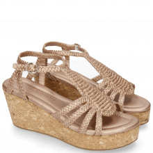 Sandals Hanna 55 Woven Rame Cork