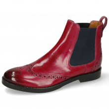 Ankle boots Amelie 5 Classic Dark Pink Elastic Navy