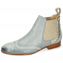 Ankle boots Sally 45 Imola Clear Water Perfo Talca Platino