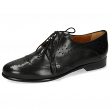 Derby shoes Selina 41 Black Lining Rich Tan