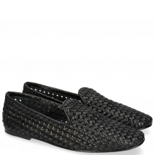 Loafers Jackie 5 Woven Black