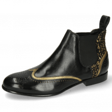 Ankle boots Sally 19 Venito Black Textile Tweed